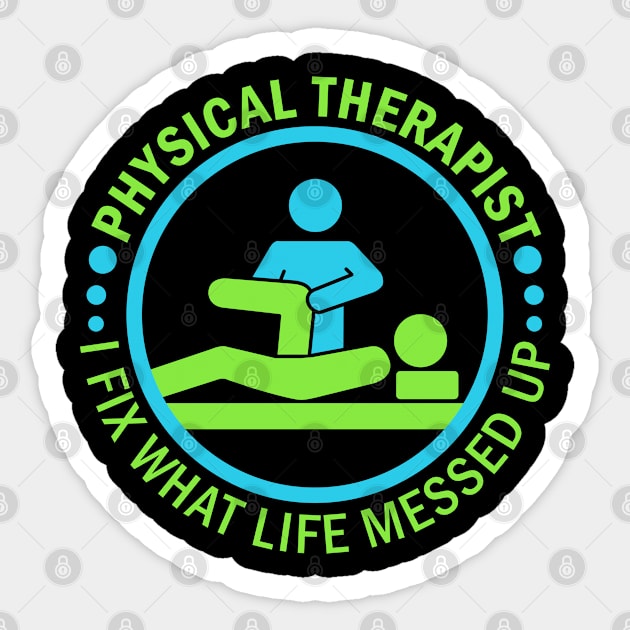 Physical therapist Sticker by Caskara